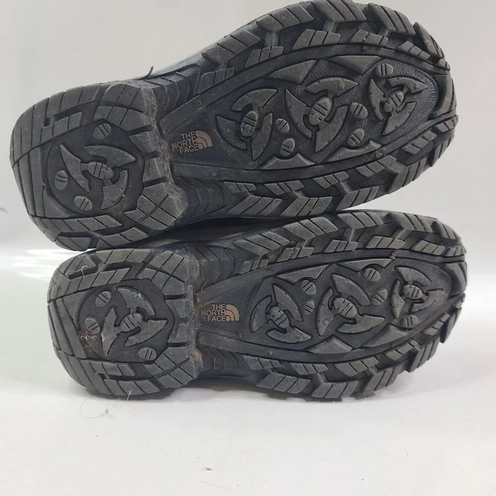 The‎ North Face Kids Winter Snow Boots Faux Fur Brown Waterproof Size 4